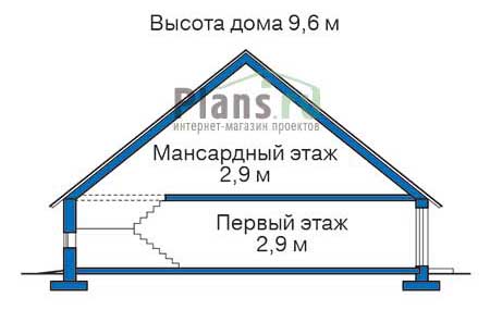 Высота дома 11.8 м